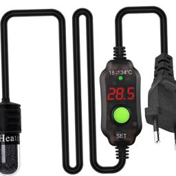 Aquecedor De Tanque De Peixes De Aquário, Termostato Submersível, Controlador De Temperatura, Tartaruga LED Digital, Haste De Aquecimento - Image 6
