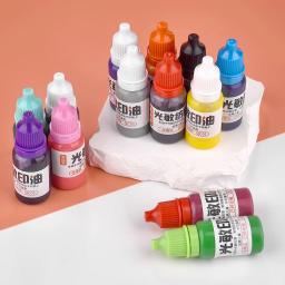 Tinta fotossensível especial para roupas, secagem rápida, tinta de estampagem, tinta têxtil, impermeável, impressão, não se desvanecendo para estudantes, 10ml - Image 3