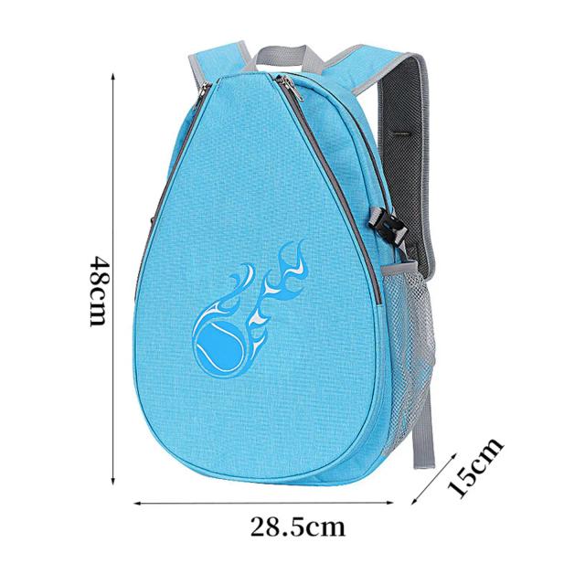 Mochila Multifuncional para Tênis e Pickleball com Suporte de Raquete e Compartimentos de Armazenamento