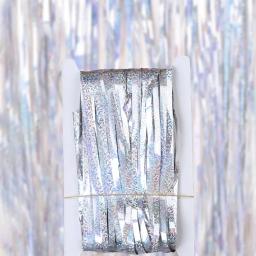 Cortinas para festas com franja dourada, cortina de folha, decoração de aniversário e casamento, decoração do aniversário adulto, glitter, 2 m - Image 5