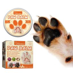 Bálsamo para pata de cachorro, cera para pata de cachorro, patas secas, nariz, ingredientes naturais puros, bálsamo para pés de cachorro, protege a cura das patas secas e rachadas - Image 1