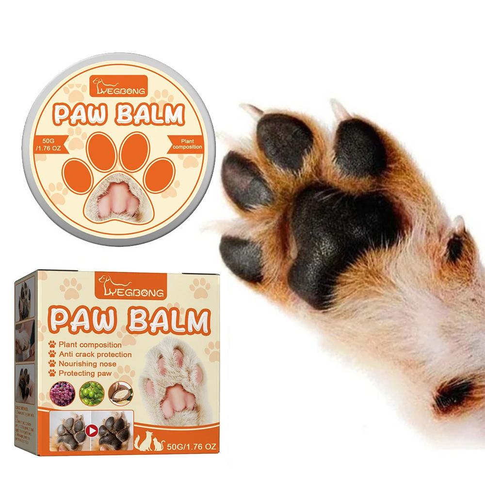 Bálsamo para pata de cachorro, cera para pata de cachorro, patas secas, nariz, ingredientes naturais puros, bálsamo para pés de cachorro, protege a cura das patas secas e rachadas - Image 1