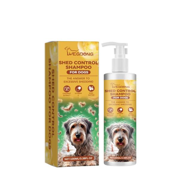 Shampoo Suave e Não Irritante para Pets - Gel de Banho Desodorante com Perfume Fresco e Remoção Suave de Pelos - 100ml
