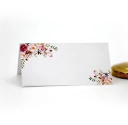 Impressão Rose Table Card para casamento, Decoração de banquete, Dia Comemorativo, Venda, 25 Pcs, 50 Pcs, 100Pcs - Image 2