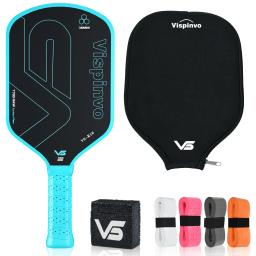 T700 fibra de carbono pickleball paddle imprensa térmica integrada USAPA certificada gem azul caixa de presente conjunto para iniciantes/avançados - Image 1