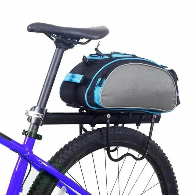 Saco de Armazenamento Traseiro para Bicicleta MTB de 13 Litros à Prova d'Água com Ombro para Ciclistas ao Ar Livre