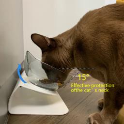 Tigela dupla slip com suporte para cães e gatos, pote de comida e água ideal para alimentação de animais de estimação - Image 2