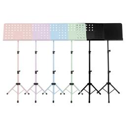 Dobrável altura ajustável suporte de partitura, leve música titular, titular música portátil, Dropship - Image 3