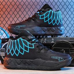 Tênis confortáveis de basquete masculino, sapatos antiderrapantes, treinamento de ginástica, sapatos esportivos respiráveis, resistentes ao desgaste, moda - Image 4