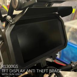 Protetor de tela TFT Anti Theft Sun Visor, cinta de tela TFT, R1300GS, GS1300, R1300GS Acessórios - Image 1
