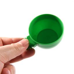 3 pçs/set mini pássaro papagaio comida tigela de água alimentador plástico pombos aves gaiola areia copo alimentador pássaro ao ar livre - Image 3