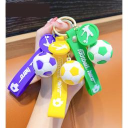 Soft Glue Futebol Keychain para Fan, PVC, Pingente De Futebol, Chaveiro Acessórios, Decoração Do Saco, Lembranças, Chaveiro Presentes - Image 5