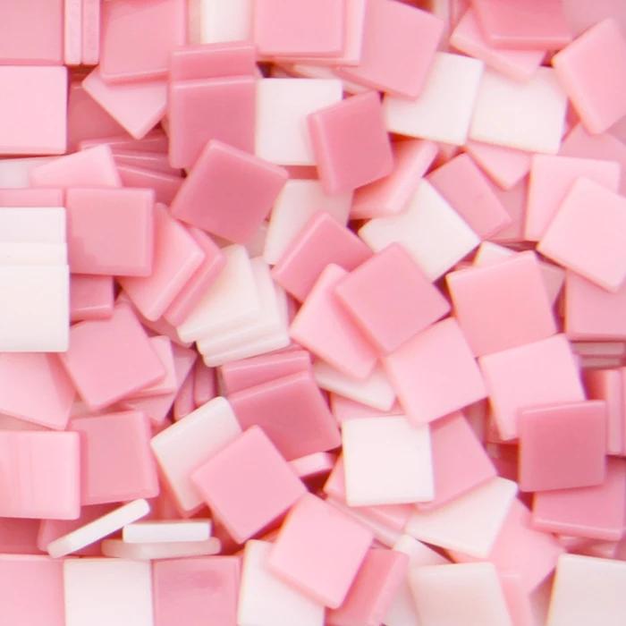 200 pcs/pacote 1cm acrílico mosaico/telha de mosaico plástico para diy arte hobbies artesanato material minúsculo mini telha de mosaico de resina - Image 1