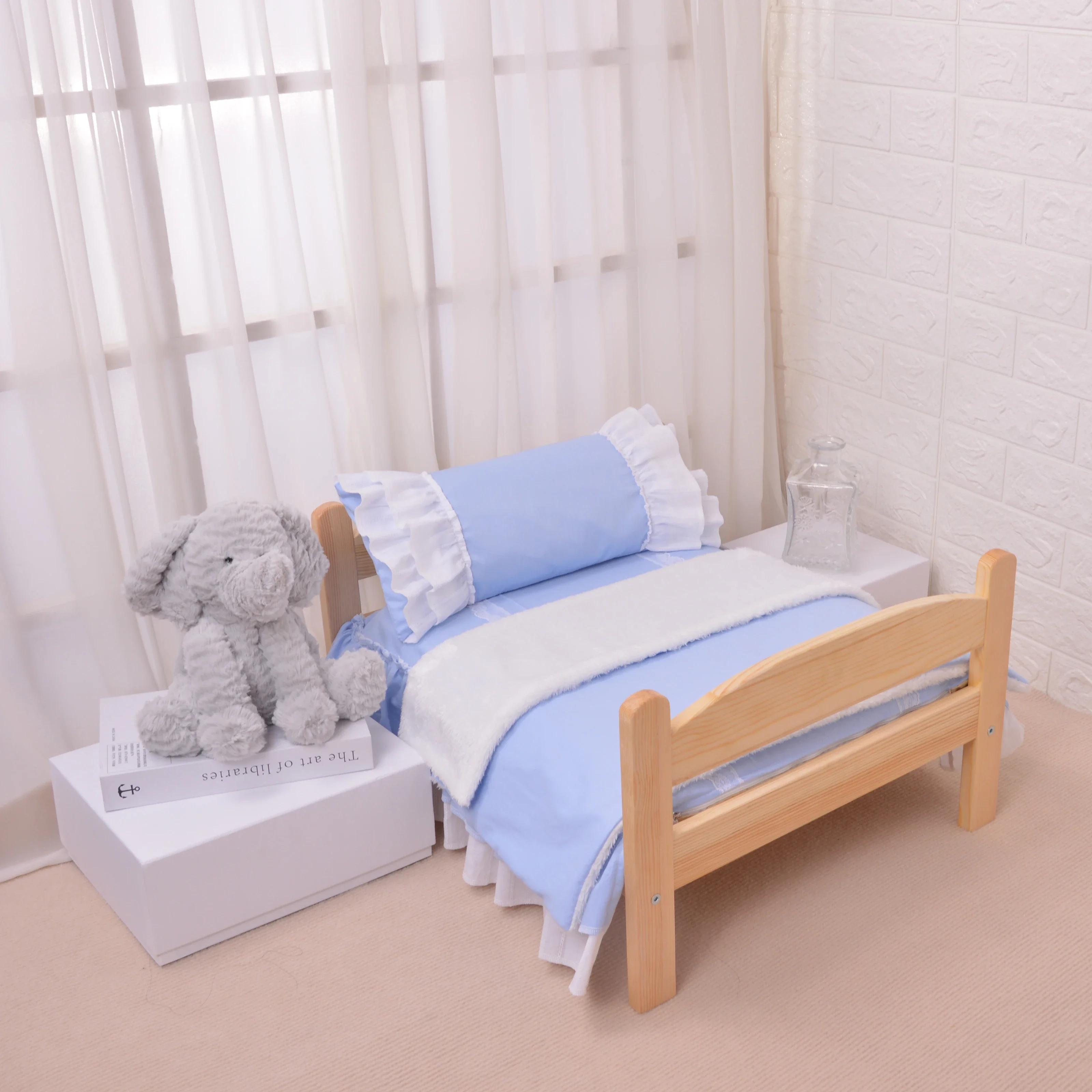 Cama bonita de madeira maciça, Cama confortável para cães, Conjunto completo gratuito de cama, Cama removível e lavável, Pet Supplies - Image 1