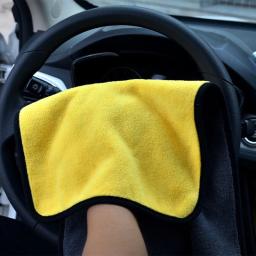 Toalha de microfibra super absorvente, Pano de limpeza do carro, Detalhamento profissional, Lavar, Secar o pano, Motocicleta, Cuidados Domésticos - Image 2