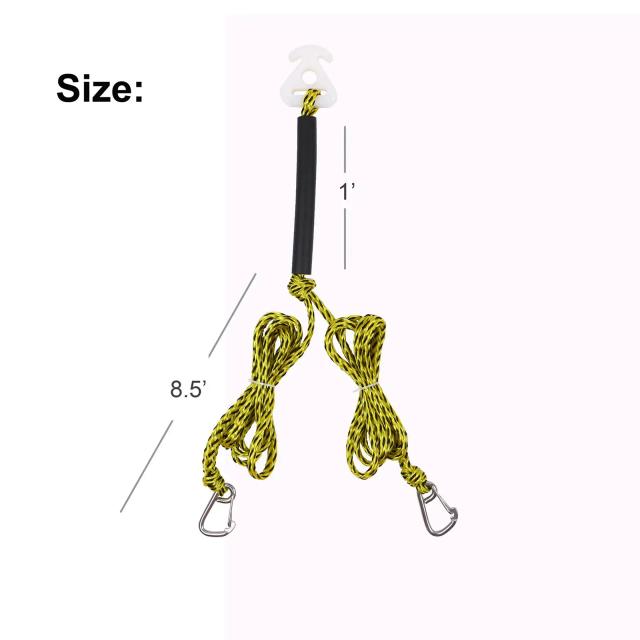 Tow Harness Resistente para Wakeboard e Esqui Aquático com Corda Impermeável