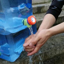 Tanque De Água De Grande Capacidade Com Torneira Balde De Acampamento Transportadora De Armazenamento De Água Recipiente De Água De Grau Alimentício, Caminhadas De Piquenique, 20-7.5L - Image 2