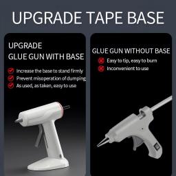 Mini sem fio Hot Melt pistola de cola, tipo plug-in, armas industriais do agregado familiar, ferramentas manuais, artes DIY, casa, artesanato rápido, novo - Image 5