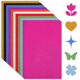 60 folhas de papelão em pó dourado, cartolina metálica, papel colorido a4, glitter, casamento infantil - Image 1