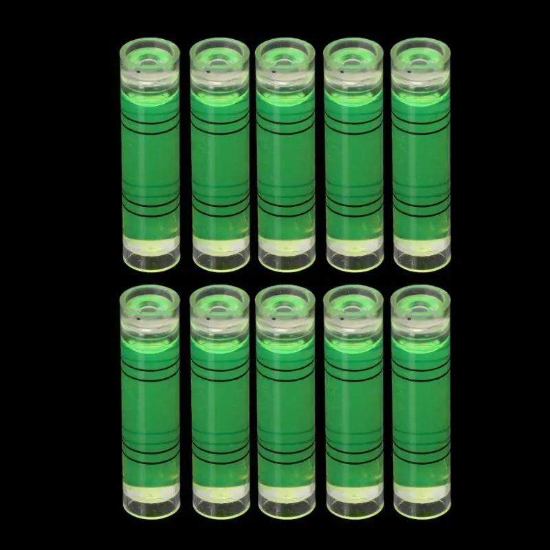 10 pacote diy mini imagem de nível pendurado marca ferramentas de medição bolha nível espírito - Image 1