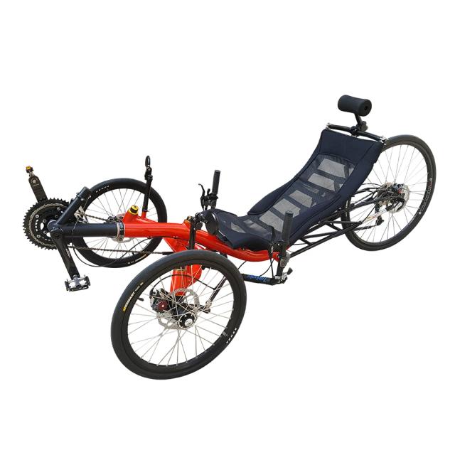TrikExplor Triciclo Reclinado Modelo 326 27 Velocidades Freios a Disco
