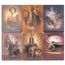 Cartas oracle de vida passada, 44 tarô, versão espanhola, edição de adivinhação, baralho de adivinhação, borad, jogos de jogo, 10.3*7.4cm - Image 5