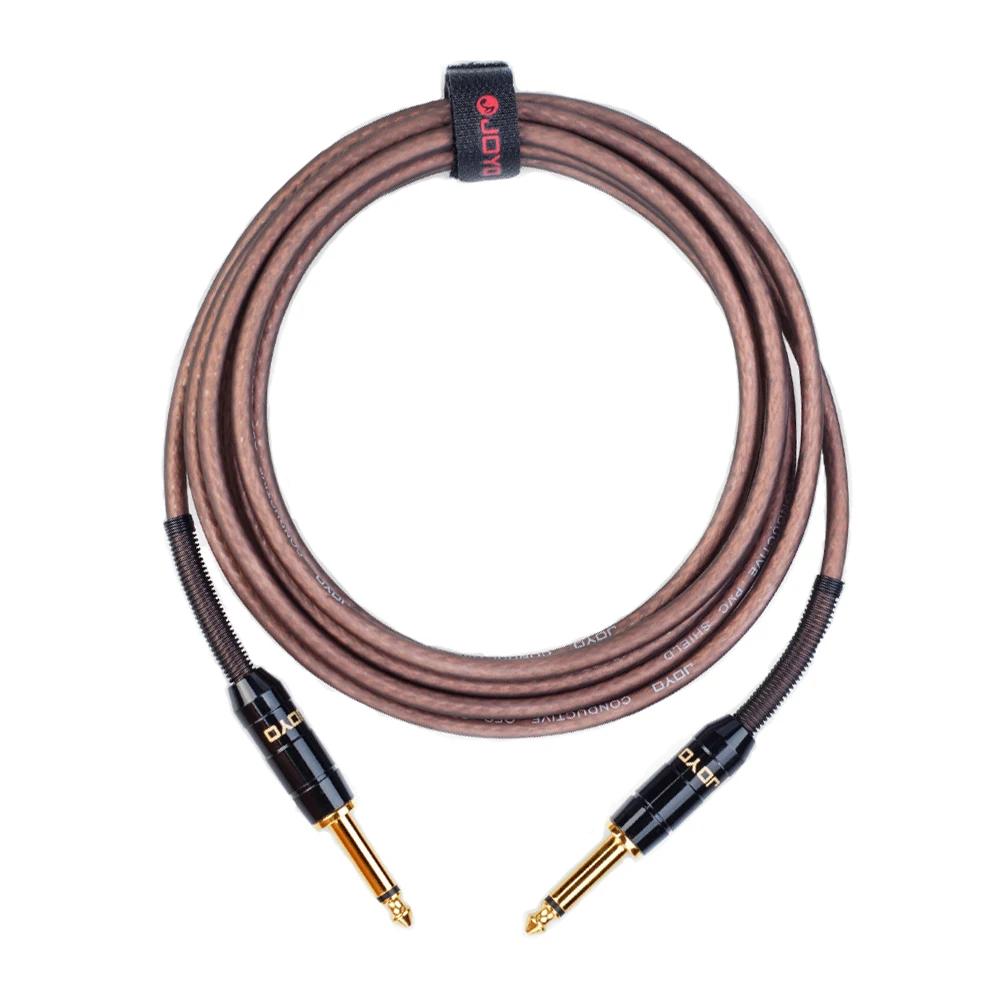 JOYO-Cabo de áudio anti-ruído para guitarra elétrica, cabos baixos, peças de instrumentos musicais, 6.5mm Plug, 6m, CM-21, 22 - Image 1