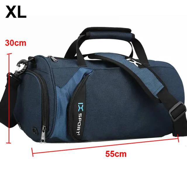 Bolsa de Ginástica Dry-Wet Nylon Impermeável - Tamanho XL