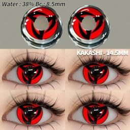 Eyeshare-Lentes de Contato Multicoloridas para Olhos, Anime, Halloween, Cosplay, Maquiagem, Olhos, Cor, 1 Par - Image 2