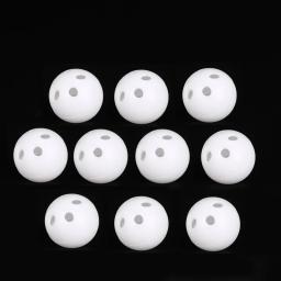 Sino plástico redondo para animal de estimação, bola oca com dupla camada, brinquedo para hamster, gato e cachorro, 10pcs - Image 2