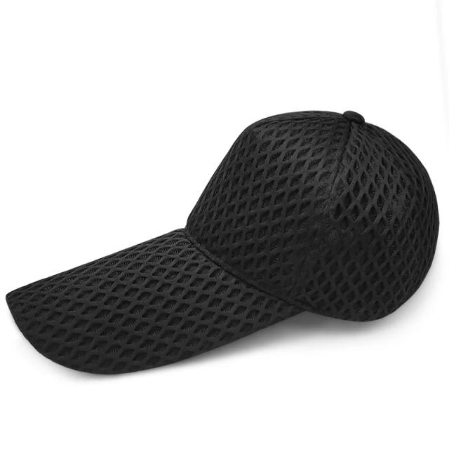Chapéu protetor solar de aba longa para homens e mulheres, boné Duckbill em malha completa respirável, protetor solar, verão