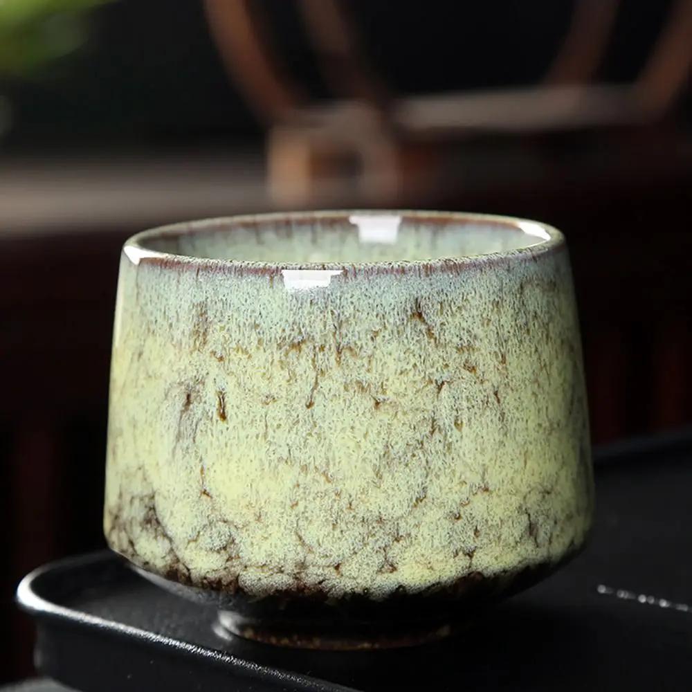 Teacup Cerâmica Retro, Forno Transformação, Copo de Café, Tigela de Água Doméstica, Cerâmica Bruta, Copos Criativos, 200ml - Image 1