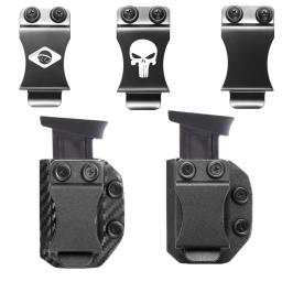 Porta Carregador Kydex Taurus touro pt638 pt838c pt838 th380 pt938 pt738 Pt58 PT59 Th Velado Clipe de metal tático 10 15 Tiros 380 ACP coldre cintura escondido - Image 1