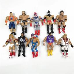 Europeus e Americanos Anime Action Figures, Lutador a Granel, Modelo Toy, Genuíno, 6" - Image 1