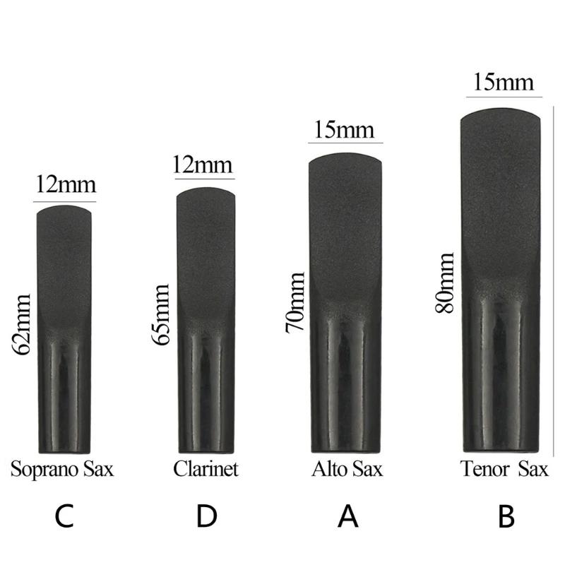 Clarinete saxofone resina juncos preto bocal reed força 2.5 para alto/tenor/soprano sax saxofone acessórios - Image 1