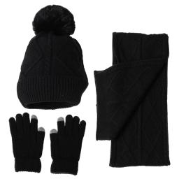Chapéu de inverno cachecol e luvas para festa ao ar livre, Acessórios de moda para clima frio, Cachecol longo para esqui, Escalada - Image 3