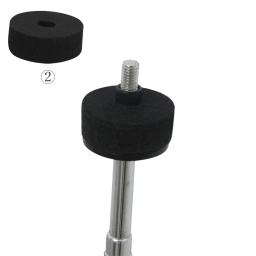 Bateria Kit com Felt Pads, Wing Nuts, arruelas, mangas para tubos, percussão Instrument, peças de reposição, Drum Kit, pratos Acessórios, 18 Pçs/set - Image 3