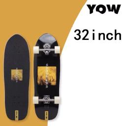 Yow land surf skate longboards kits inteiros sistema de mola de boa qualidade marcado com caminhões rodas rolamentos e ferramenta - Image 5