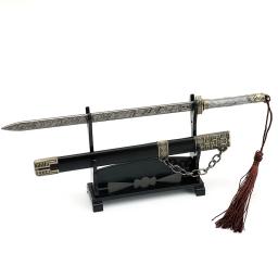 Modelo Medieval Armas Antigas, Yan Xifan com Bainha, Todos os Ofícios do Metal, Katana Colecionáveis, Acessórios para Ornamentos, Presentes, 22cm - Image 6