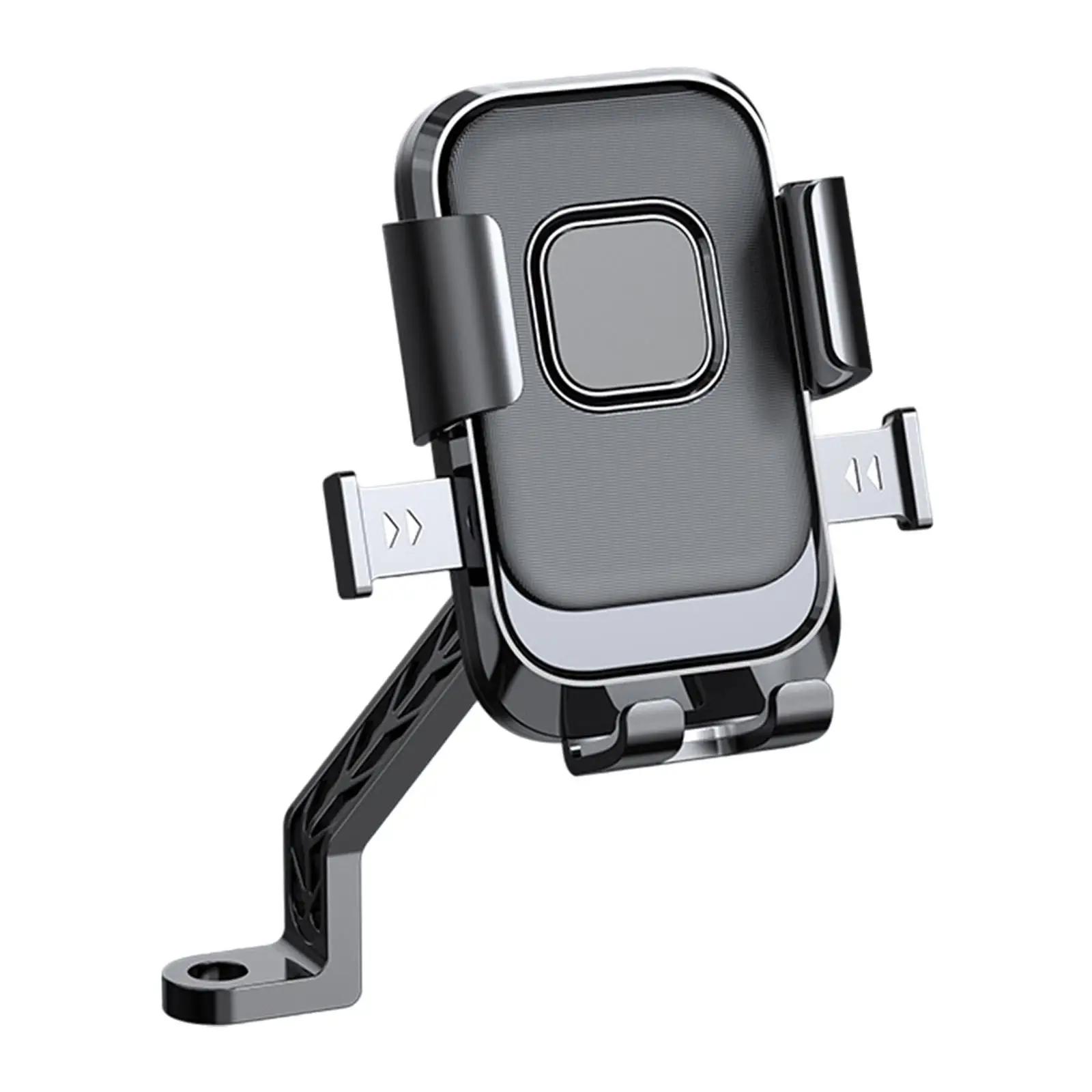 Suporte genérico de telefone para motocicleta, fácil uso, estável, acessório para ciclismo, montagem de telefone para ciclistas, scooter, motocicleta, ciclismo - Image 1