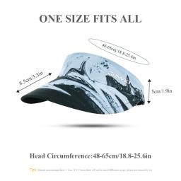 Men's Absorbent Breathable Headband Sports, Outdoor Running Hat, Caminhada, Tênis, Golf, Praia, Proteção solar, Visor Caps, Vazio Top, Verão - Image 6