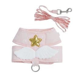 1/conjunto cão gato arreios coleira conjunto acessórios para animais de estimação kawaii anjo asa colete arnês para cães gatos personalizado gatinho filhote de cachorro suprimentos - Image 6