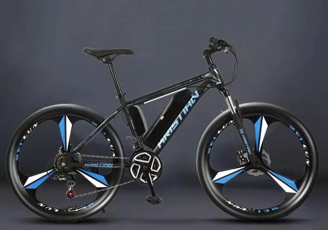 Bicicleta elétrica de lítio elétrica de montanha de 26 polegadas para adultos de velocidade variável off-road mountain bike