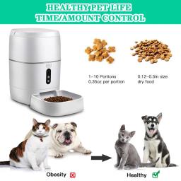 6L Tuya Alimentador Automático Pet Dispensador De Alimentos Inteligente Para Cat Dog Tigela Temporizador Robô Pet Dispensador De Alimentação Auto Sensor Cat Alimentador - Image 3