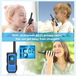 AWANFI Rádio Bidirecional 2/3/4 unidades, Walkie Talkie Portátil e Durável de Longo Alcance para Caça e Uso ao Ar Livre - Image 5