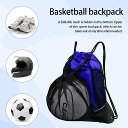 Saco portátil da bola do esporte, trouxa do armazenamento, basquetebol, futebol, voleibol - Image 2