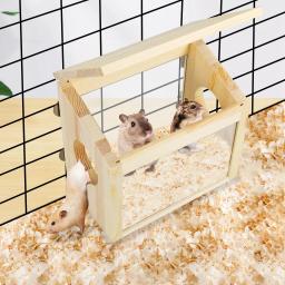 Pequenos Animais Hamster Casa Decor Gaiola, Acessórios Hideaway, Hamsters, Chinchila, Gerbos, Lemmings - Image 4