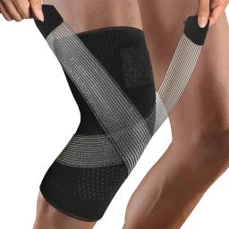 SKDK-Compressão Joelho Brace Pads, Anti-Slip Strap, Nylon, Respirável, Suporte para Esportes, Basquete, Corrida, Tênis, 1Pc - Image 1