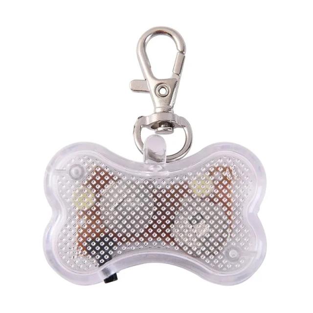 Pingente LED Brilhante para Coleiras de Cães e Gatos - Segurança Noturna e Decoração Luminoso para Pets