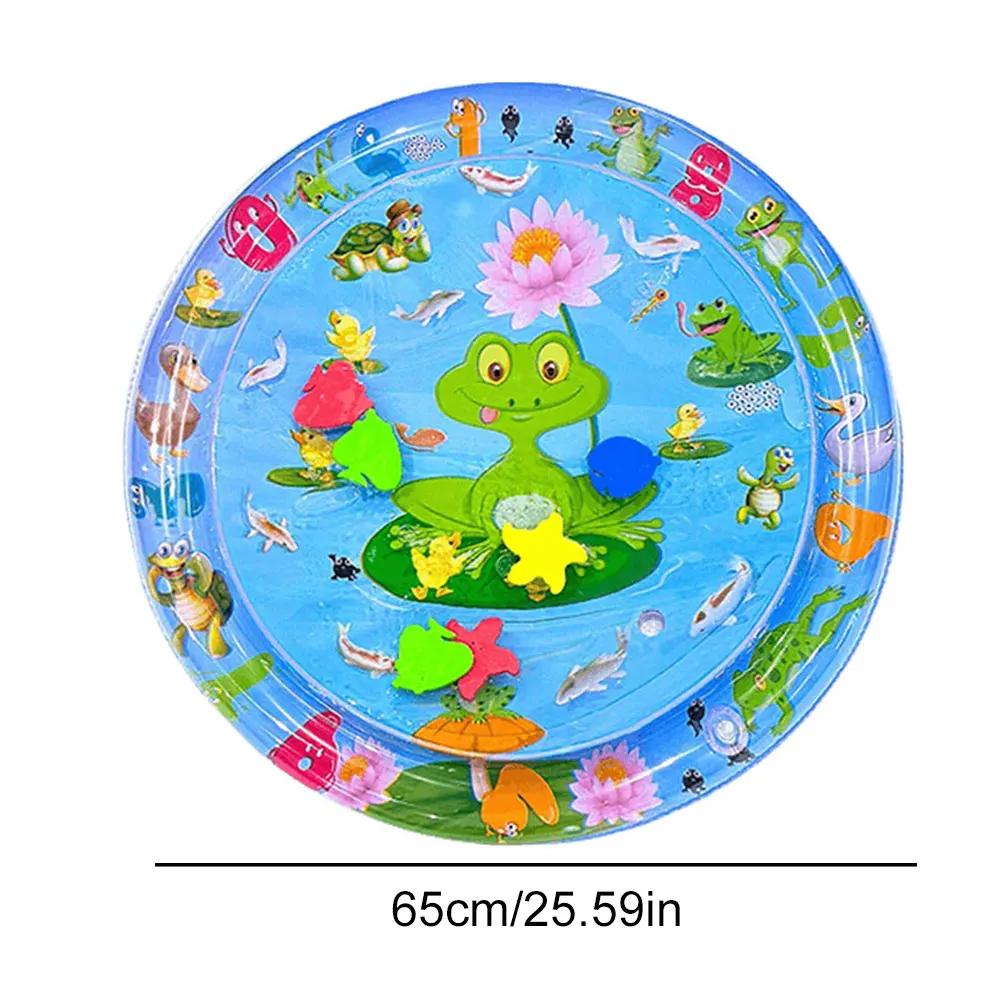 Water Playing Mat for Cat, Sensory Play Mat para Cat, PVC, Ocean Fish Crawling Induction, Brinquedo interativo - Image 1